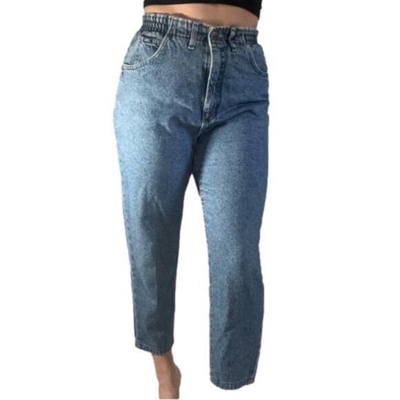 Vintage Lee Stretchy Waist High Waisted Jeans - Picture 2 of 11